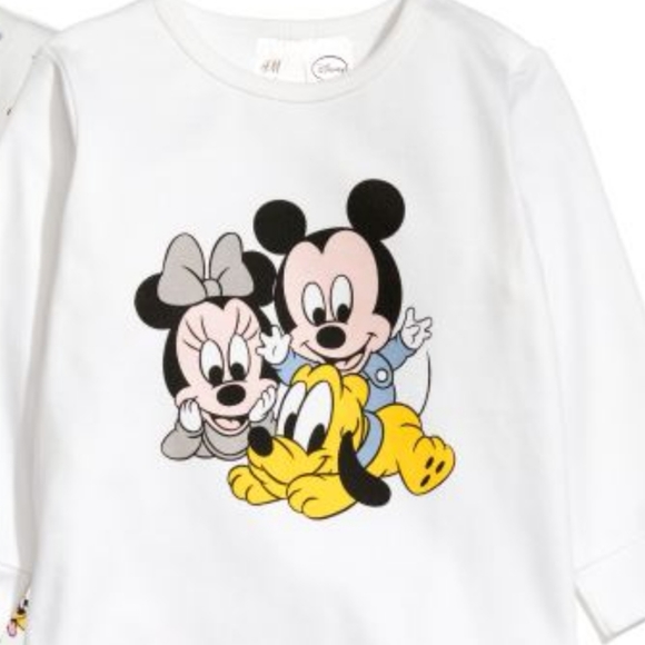 H&M Disney 2 pack Romper / Pajamas 6-9 months - Picture 2 of 4